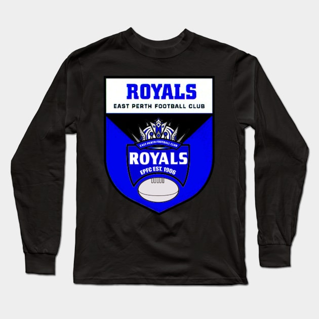 East Perth football club | AFL Australian Football Long Sleeve T-Shirt by euror-design